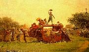 Jonathan Eastman Johnson The Old Stagecoach oil painting reproduction